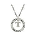 thumbnail image 1 of Small Initial - T - Angel Affirmation Ring Necklace, 1 of 1