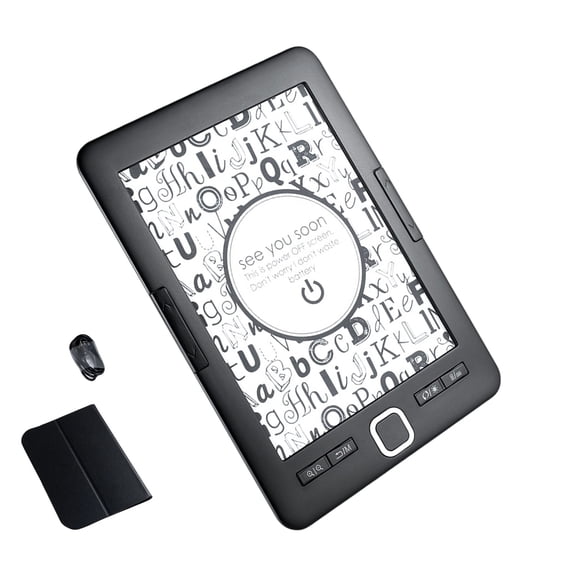 Small Inks Book Reader Lightweight & Easy to Carry Front Light Simple to Operate for Enhances Reading Experience