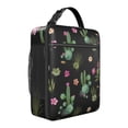 thumbnail image 1 of Small Insulated Lunch Bag with Handle, Lunch Bag for Travelers Keeps Food Hot/Cold Lunch Tote for Business Trips Beach Outings Cactus, 1 of 6