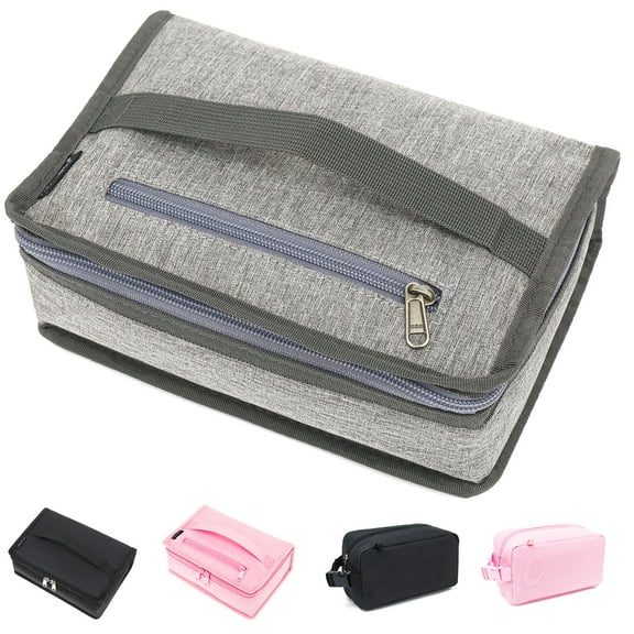 Fammart Lunch Box, Insulated Lunch Bag Mini Cooler with Handle for Women Men, Grey