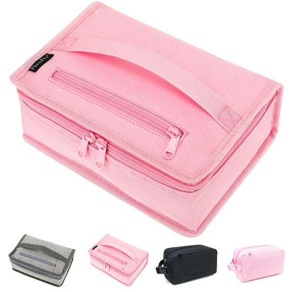 Fammart Lunch Box, Insulated Lunch Bag Mini Cooler with Handle for Women Men, Pink