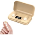 thumbnail image 1 of Small Invisible Tiny Earbuds Wireless Bluetooth Earphones for Small Ears ENC Noise Cancelling Soft in Ear Headphones TWS Sleep Mini Discreet Comfortable Ear Buds for iPhone Android Side Sleeping Work, 1 of 7