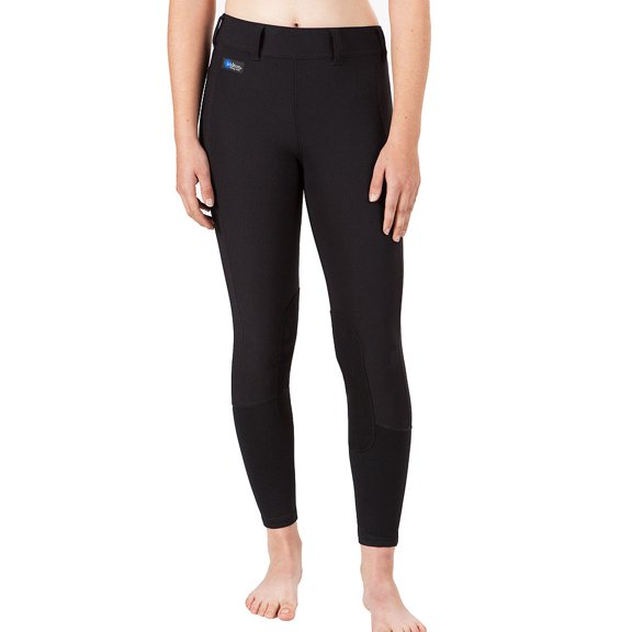 Small Irideon Cadence Stretch Knee Patch Horse Riding Regular Breeches Black