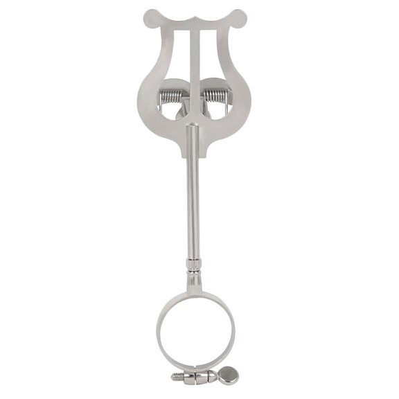 Compact Iron Score Stand for Clarinet Sheet Music Holder - Simple and Clarinet Music Accessory
