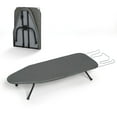 thumbnail image 1 of Small Ironing Board Tabletop, RAINHOL Compact Portable Iron Board Foldable with Cover and Pad, Countertop Mini Ironing Table for Travel and Space Saving, 31"x12", Black, 1 of 6