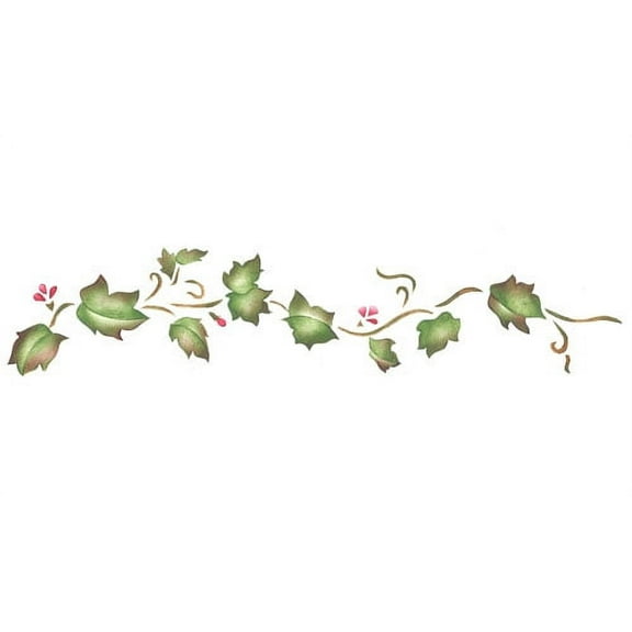 Small Ivy and Berries Wall Stencil SKU #937 by Designer Stencils