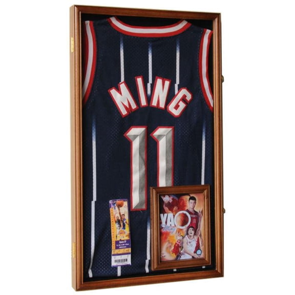 Small Jersey, T-shirt, or Uniform Frame Display Case Cabinet Shadowbox