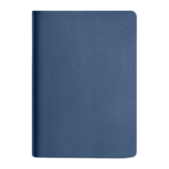 Small Journal Lined Notebook Mini Pocket Memo Pad, 3.03x4.33 Inch 100 Sheets Softcover Leather Notepad for Business Executive Meeting, Navy Blue, YDYB
