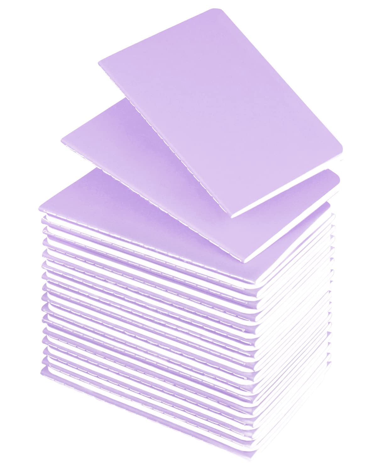 Small Journal Mini Notebooks Bulk 36 Pack Pocket Notepads-light Purple Cover 3.5 X 5.5 Inches  30 Sheets/60 Pages For Scrapbooking Sketching Christmas And Party Gifts Doodling