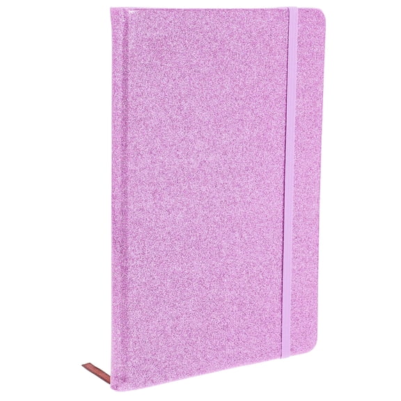 FOMIYES Purple Notebook Glittery PU For Young People Daily Notes 1Pcs