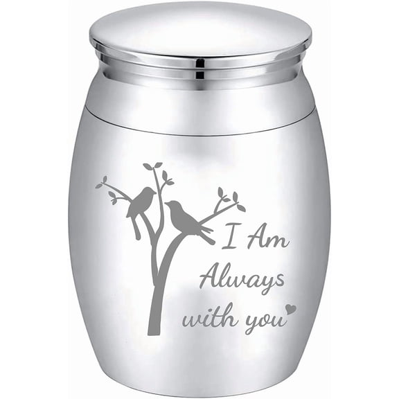 Small Keepsake Urn Mini Cremation Urns Bird Ashes Holder Miniature Burial Funeral Container Jar Laser Engraving Stainless Steel