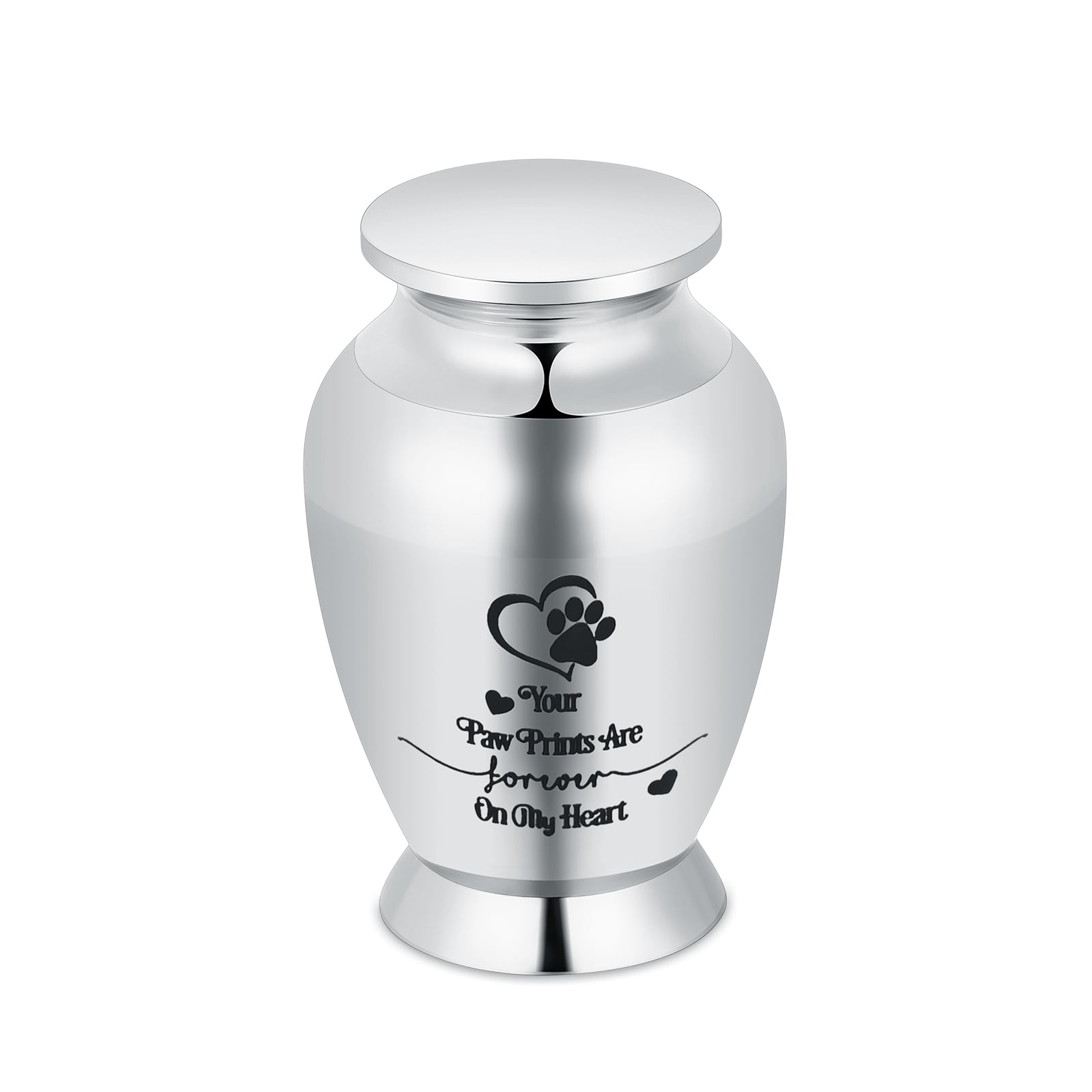 Small Keepsake Urns for Human Ashes 2.82 Inch Urn Cremation Urns for Ashes Stainless Steel Memorial Ashes Holder-Decorative Urns Keepsake Urns for Pet Cremation Urn