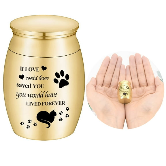 Small Keepsake Urns for Human Pet Ashes 1.57 Inch Mini Cremation Urns for Ashes Stainless Steel Memorial Ashes Holder
