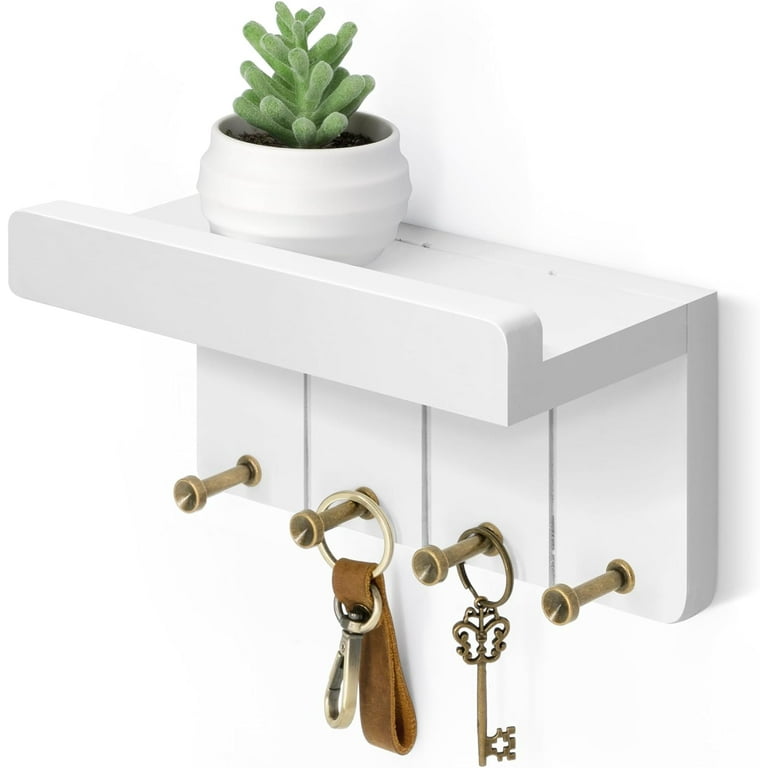 Essentials Wall-Mounted Shelf in White