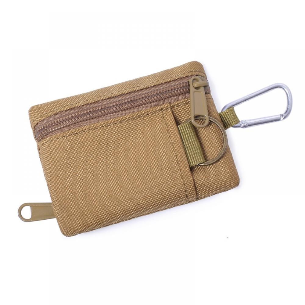 Small Key Ring Wallet FOB Holder Keychain Credit Card Wallet