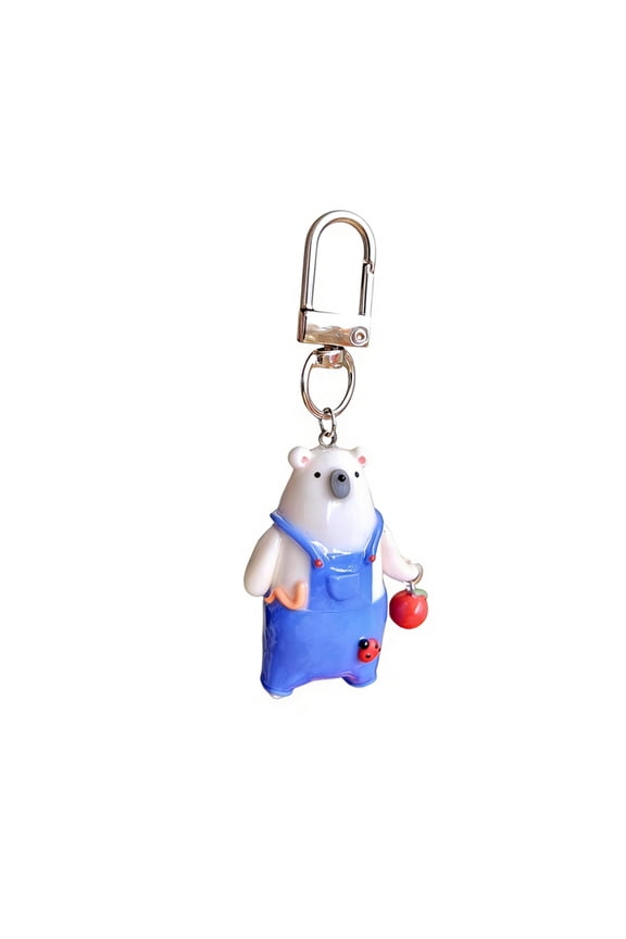Small Keychain Pendant - Durable Alloy Construction, Cute Design, Multi-Use for Keys/Bags/Zippers, Lightweight Accessory (3.2x1.5cm)