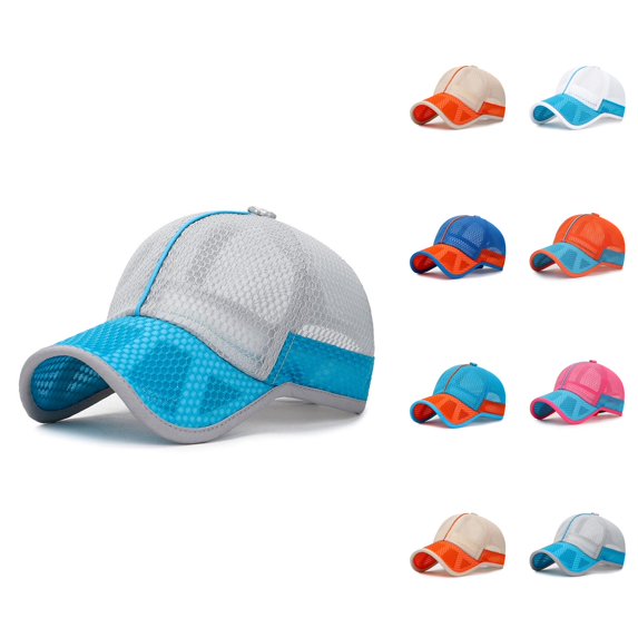 Small Kids Baseball Cap for Boys Girls Summer Breathable Quick Drying Mesh Sun Hat