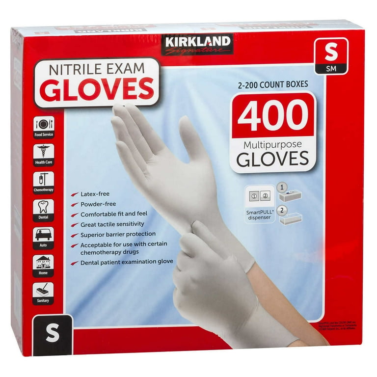 Kirkland Signature Small Disposable Medical Nitrile Exam