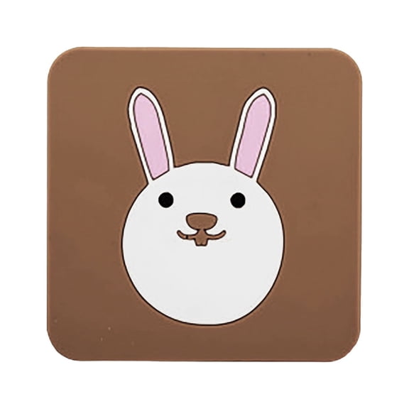 Small Kitchen Appliances Eco Friendly Multi Functional Kitchen Accessories Animal Cartoon Silicone Cup Drink Coffee Cup Mat