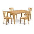 thumbnail image 1 of Small Kitchen Table & 4 Chair, Oak, 1 of 1