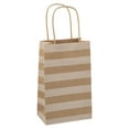thumbnail image 1 of Small Kraft Dots & Stripes Paper Bag Value Pack by Celebrate It™, 1 of 3