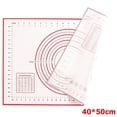 thumbnail image 1 of Small/Lager Silicone Pastry Mat for Rolling Dough Kneading Mat with Measurements Bakery Mat for Baking Oven Liner (large), 1 of 7
