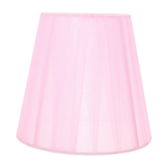 MERRYHAPY Clip On Lamp Shade Pink Gauze Iron 1Pack 5.5x5.5x5.1in