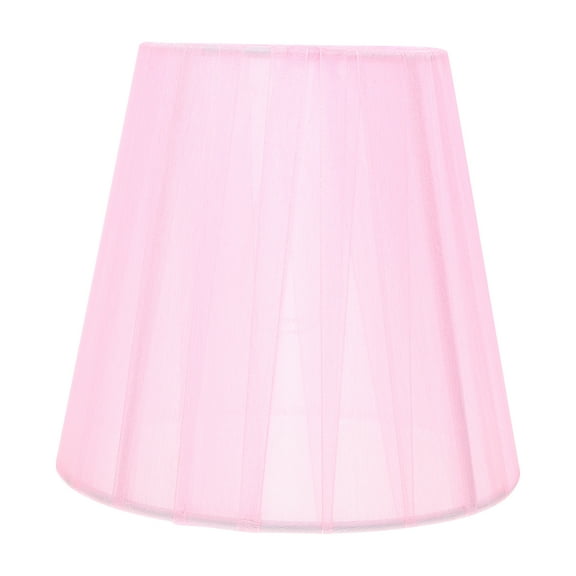 MERRYHAPY Clip On Lamp Shade Pink Gauze Iron 1Pack 5.5x5.5x5.1in