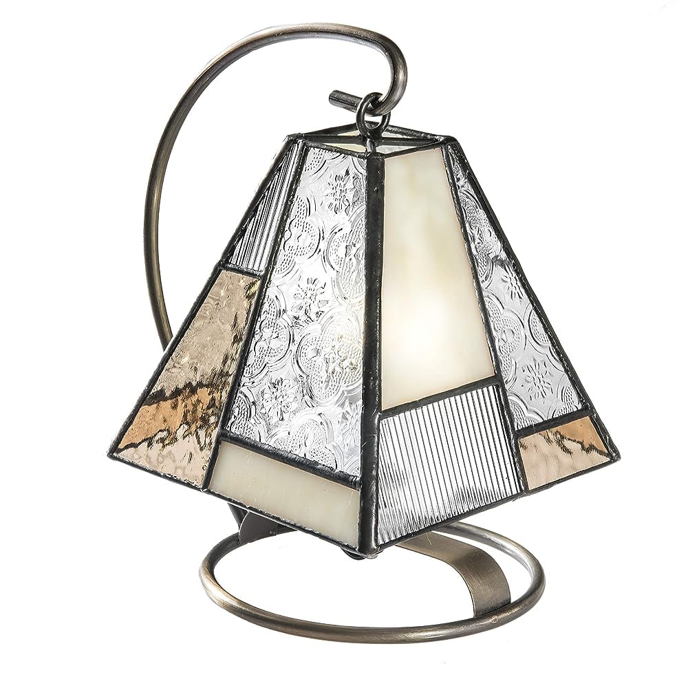 Small Lamp Styled Stained Decorative Night Light Table Top Home Décor