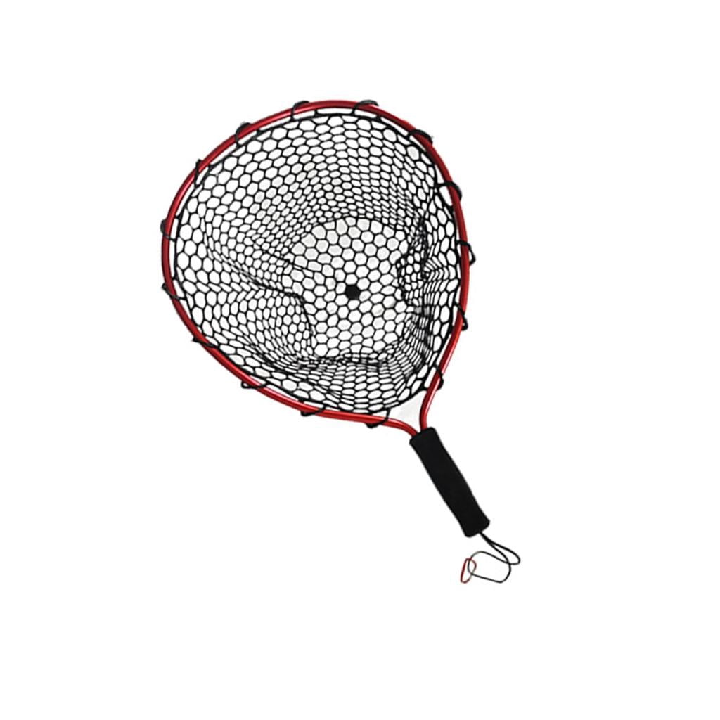 Small Landing Net with Comfortable Grip Handle Fishing Landing Net forAdu1tFishing Net with Lanyard Comfortable Grip Handle Landing Net Fishing Tackle Tool
