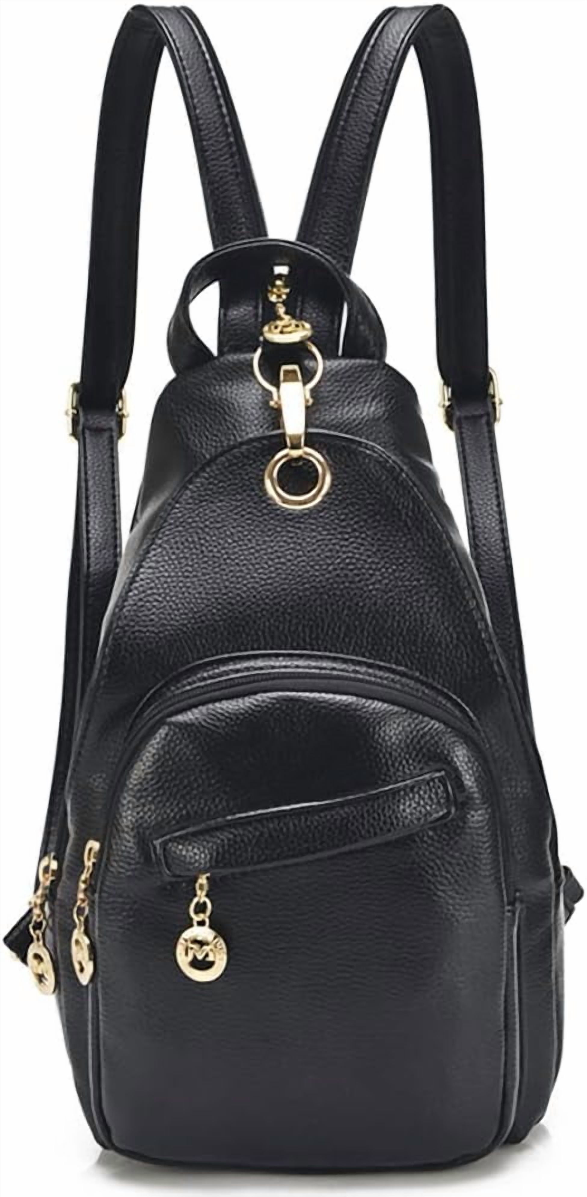 5474 Sling Bag Leather Backpack Small Convertible Backpack Purse Travel Amazon.com: CLUCI Sling Bag for Women Leather Women main image 3