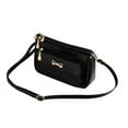 Small Leather Crossbody Purses for Women, Multi Pocket Cross Body Bag Zipper Purse and Handbags