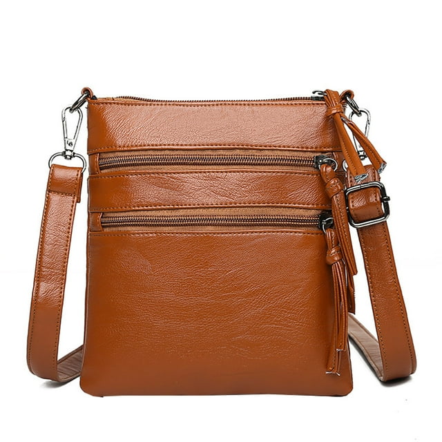Small Leather Crossbody Purses for Women Cross Body Bag Shoulder