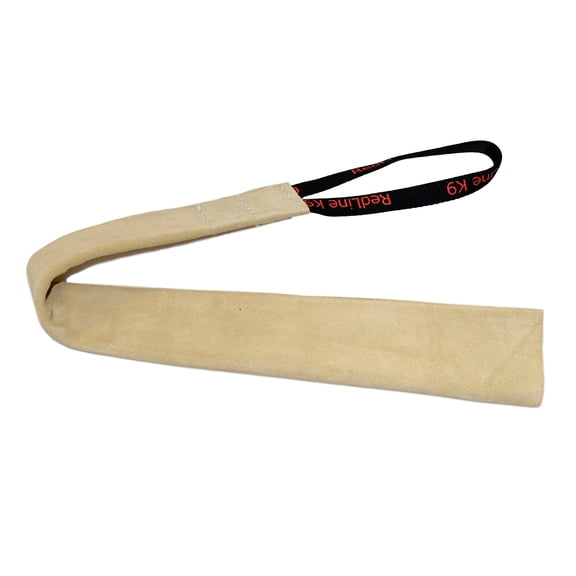 Small Leather Puppy Bite Rag with Handle - RedLine K9