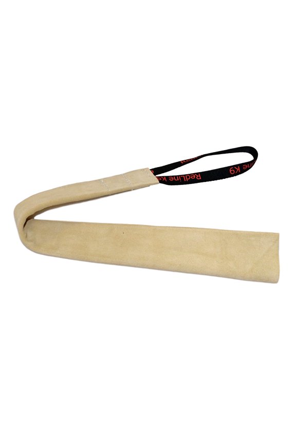 Small Leather Puppy Bite Rag with Handle - RedLine K9