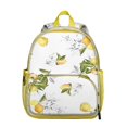 thumbnail image 1 of Small Lemon Fruit Backpack with Floral Accents, Lightweight Daypack, Ideal for Daily School or Summer Weekend Use, 1 of 6