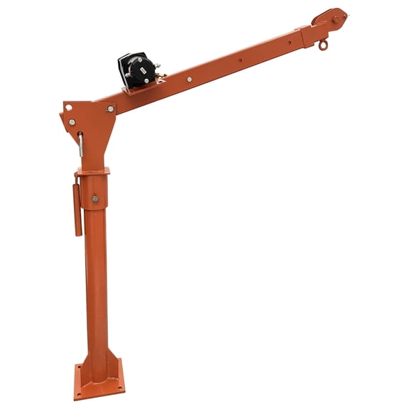 Small Lifting Machine Davit Crane Winch Crane Interior Decoration Remote Control Winch 12V  1000W