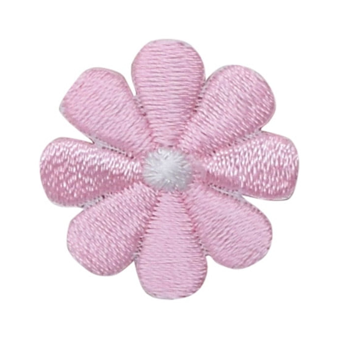 Small - Light Pink Daisy - Flower - Iron on Applique/Embroidered