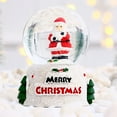 thumbnail image 1 of Small Lighted Snow Globes Christmas Ornament, Vintage Christmas Decor Santa Claus Snow Globes, Vintage Christmas Decorations Indoor, 1 of 7