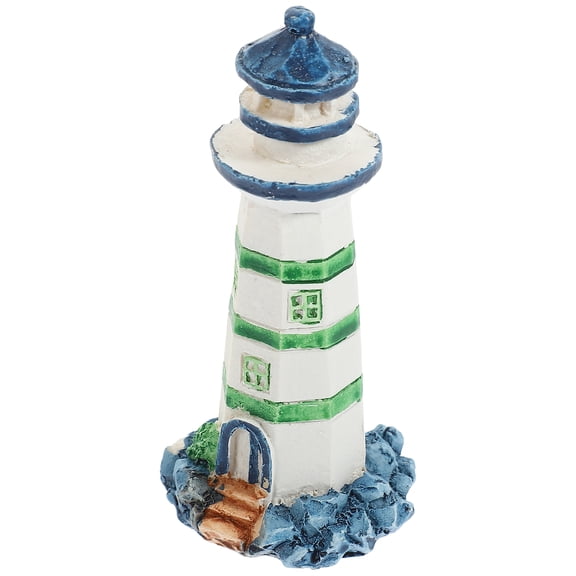 Small Lighthouse Ornaments Bed Room Decor Sculptures Home Fish Tank Decorations Resin