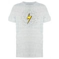 thumbnail image 1 of Small Lightning Bolt Cartoon T-Shirt Men -Image by Shutterstock, Male Large, 1 of 2