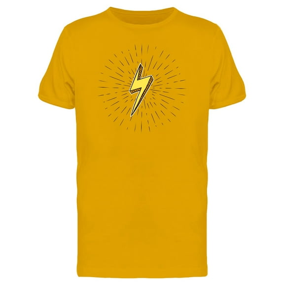 Small Lightning Bolt Cartoon T-Shirt Men -Image by Shutterstock, Male Small