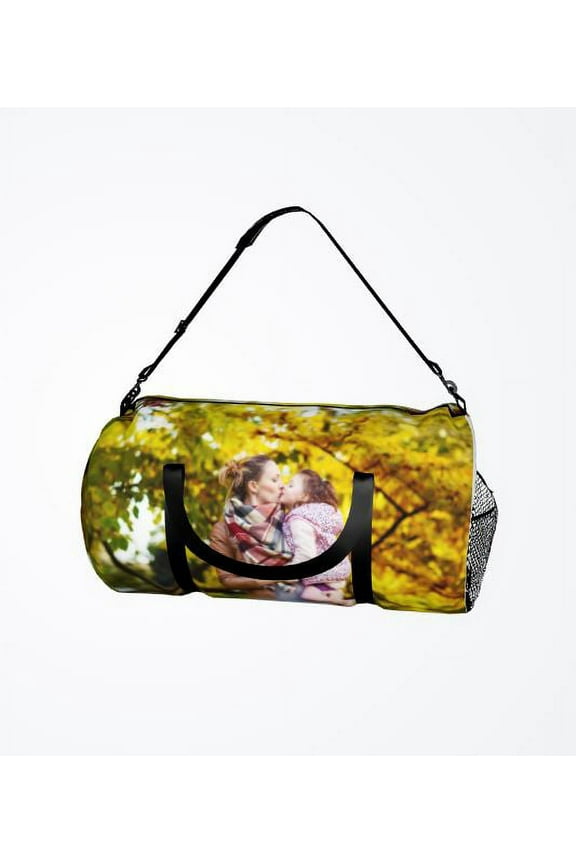 Removable Strap, Adjustable Belt, Exterior Pocket, Interior Pocket, Lightweight, Lined Soft-Shell Fashion Duffel Bags with Detachable Shoulder Strap, Double Web Handles, Black, White