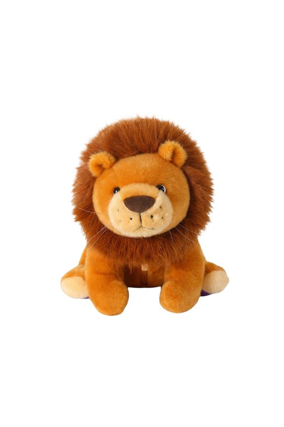 Small Lion Stuffed Animals Plush Toys, 4 Inch Soft and Cuddly Lion Plush Animals Toy, Cute and Realistic Animals Soft Toys Gifts for Boys and Girls