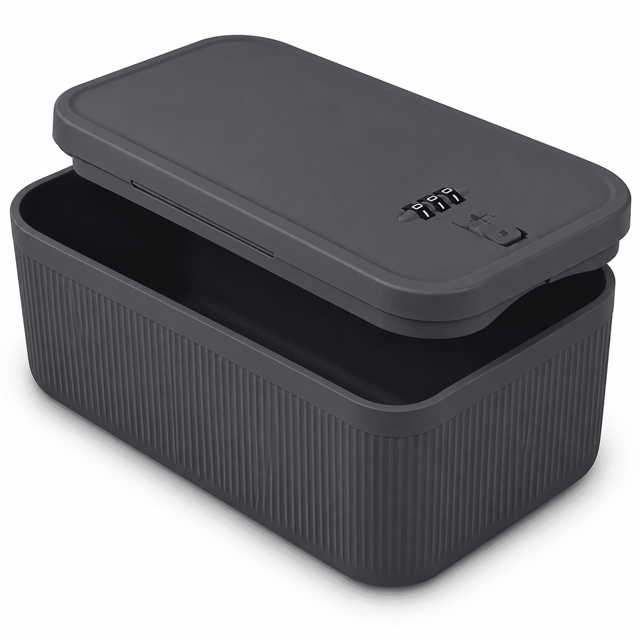 Small Lockable Storage Box with 3-Digit Combination Lock, BPA-Free ...