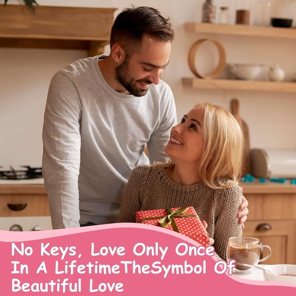 Small Locks with Key, Pink Metal Wide Padlock with Heart Pattern for Gym Locker Gate Lock Sheds Storage Decor Suitcase/Luggage$$Tools & Hardware Other