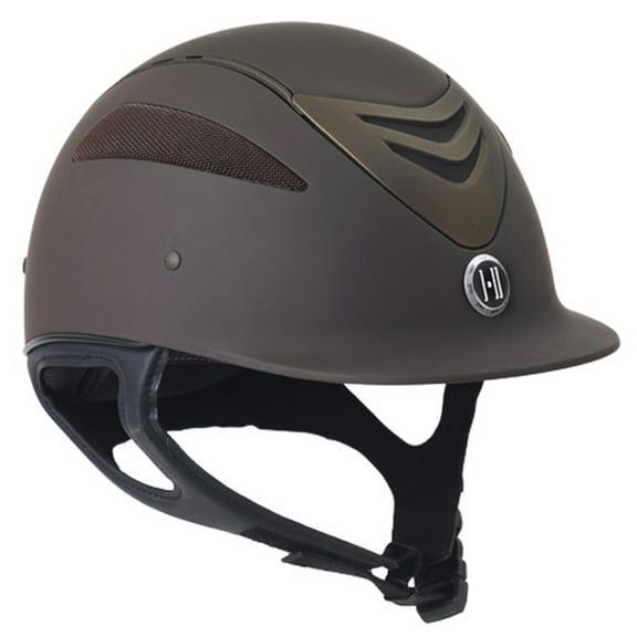 Small Long Oval One K Defender Riding Adjustable Comfort Helmet Brown Matte