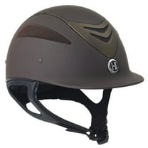 Small Long Oval One K Defender Riding Adjustable Comfort Helmet Brown Matte