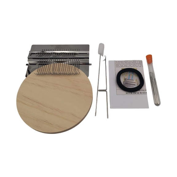Small Loom-Speedweve Type Weave Tool, Quickly Mini Mending Loom Hand DIY Weaving Tool Wooden Speedweave Darning Loom Household Braiding Patching Machine Portable Repair Tool Kit, Easy to Use