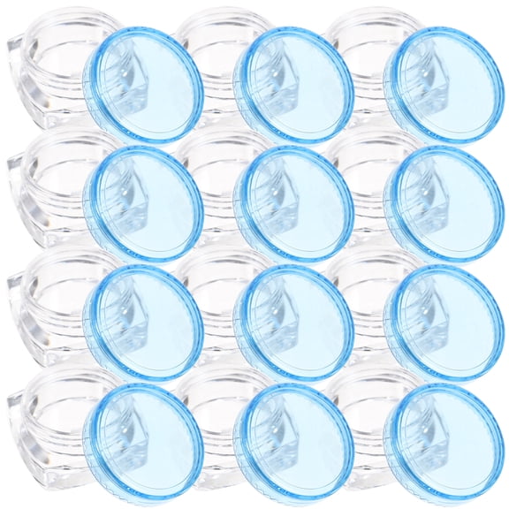 Small Lotion Bottles Body Cream Jars 12 Pcs Bottled with Cover Mint Containers for Moisturizer Travel